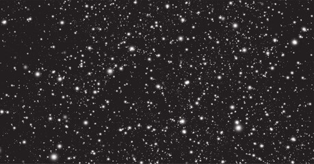 Festive abstract background with glittering confetti, glowing lights, magical sparkles, and stardust. Perfect for holiday designs, Christmas celebrations, party cards, and luxurious decoration themes