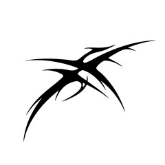 Tribal Design Logo Illustration tattoo ink Claw Abstract