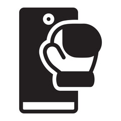 Smartphone glyph icon