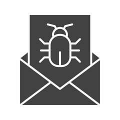 Virus icon vector image. Suitable for mobile apps, web apps and print media.