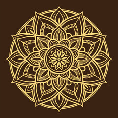 Colorful Mandala Design on White Background