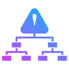 Fototapeta premium Incident Response Plan Icon