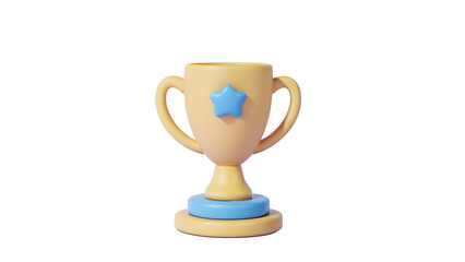A trophy graphic symbolizing achievement, competition, or celebration.