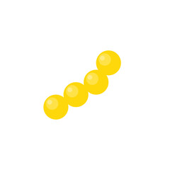 Probiotic Bacteria Lactococcus Cartoon Vector Illustration