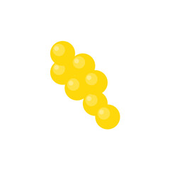 Probiotic Bacteria Lactococcus Cartoon Vector Illustration