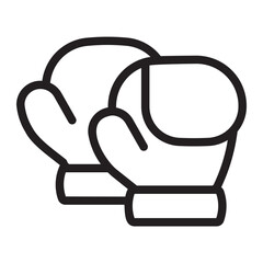 Boxing Gloves line icon