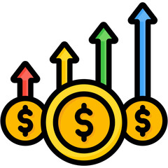 Obraz premium Increase Profit Icon