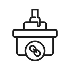 Vote Link icon vector image. Suitable for mobile apps, web apps and print media.