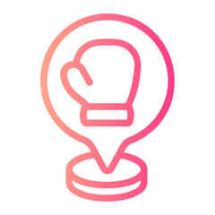 Location  gradient icon