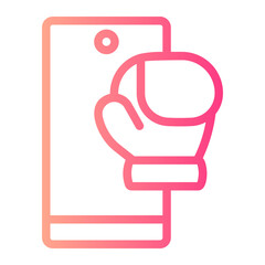 Smartphone gradient icon