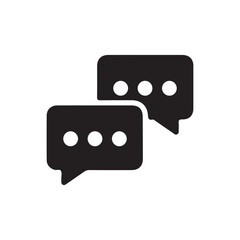 Comment icon speech bubble symbol Chat message icons.  comment icon vector. message. contact us. Vector Illustration Eps 10
