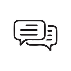 Comment icon. message symbol. Comment icon speech bubble symbol. Speech bubble collection. Vector Illustration Eps 10