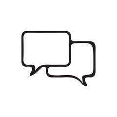 Naklejka premium Comment icon. message symbol. Comment icon speech bubble symbol. Speech bubble collection. Vector Illustration Eps 10