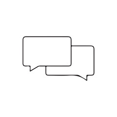 Comment icon. message symbol. Comment icon speech bubble symbol. Speech bubble collection. Vector Illustration Eps 10