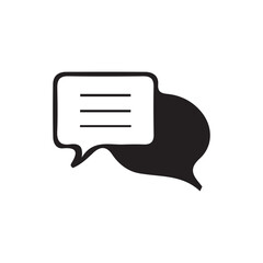Comment icon speech bubble symbol Chat message icons.  comment icon vector. message. contact us. Vector Illustration Eps 10