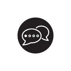 Comment icon speech bubble symbol Chat message icons.  comment icon vector. message. contact us. Vector Illustration Eps 10