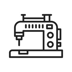 Sewing Machine icon vector image. Suitable for mobile apps, web apps and print media.