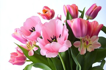 Fototapeta premium Pink tulips for mother's day