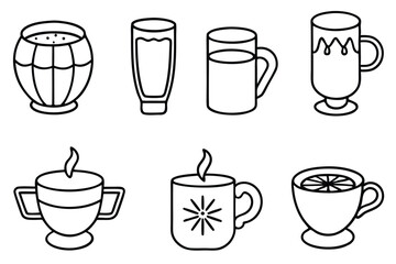 Sex on the Beach Line Art Unique Drawing for Printing  