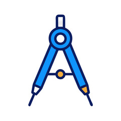 Compass Drawing Tool for Architecture Icon Design