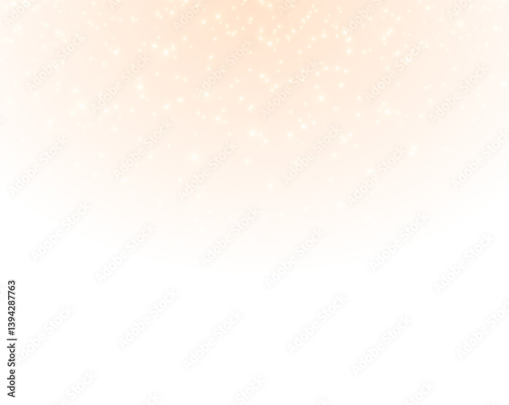 Aufkleber golden sparkle and stardust with glowing confetti and bokeh light. festive abstract png for christma