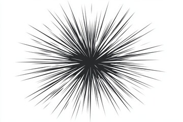 Obraz premium Abstract Graphic Design - Radial Explosion
