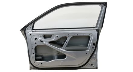 Isolated Car Door Frame Interior