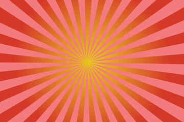 Sun rising, Stars burst, light rays shiny effect, abstract background