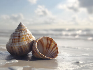 seashell on the beach