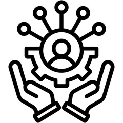 Fototapeta premium Job Enrichment Icon