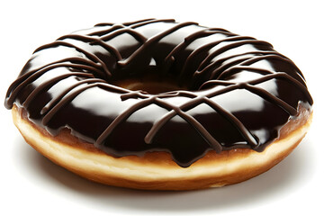 Glazed Chocolate Donut: Sweet Treat