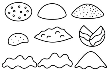 Silt Line Art Intricate Sketch for Contemporary Art Illustration 