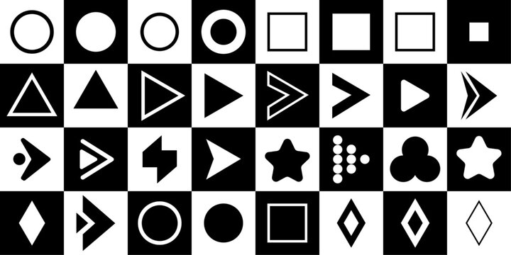 flèche, Bullet List for PowerPoint Presentation, Bullet point collection, arrows set vector illustration. Bullet points arrow collection. Vector illustration. Bullet point collection for presentation