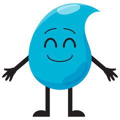 Water Character Illustration