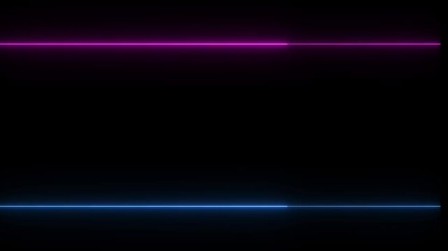 Horizontal neon lines.Blue speed lines.Motion light effect.Vector. red.Vector illustration of a blue color. Light effect. Abstract laser beams of light. glowing neon lines. 