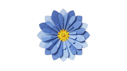 A delicate flower with blue petals, adding a soft, elegant touch to any floral design.