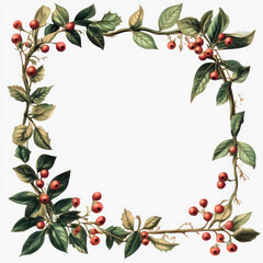 Fototapeta premium wreath of flowers