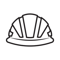 Safety Helmet Outline Icon