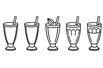 Solkadhi Line Art Illustration Creative Design for Modern Artwork 