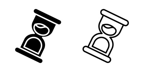 hourglass icon on white backgroundhourglass icon on white background