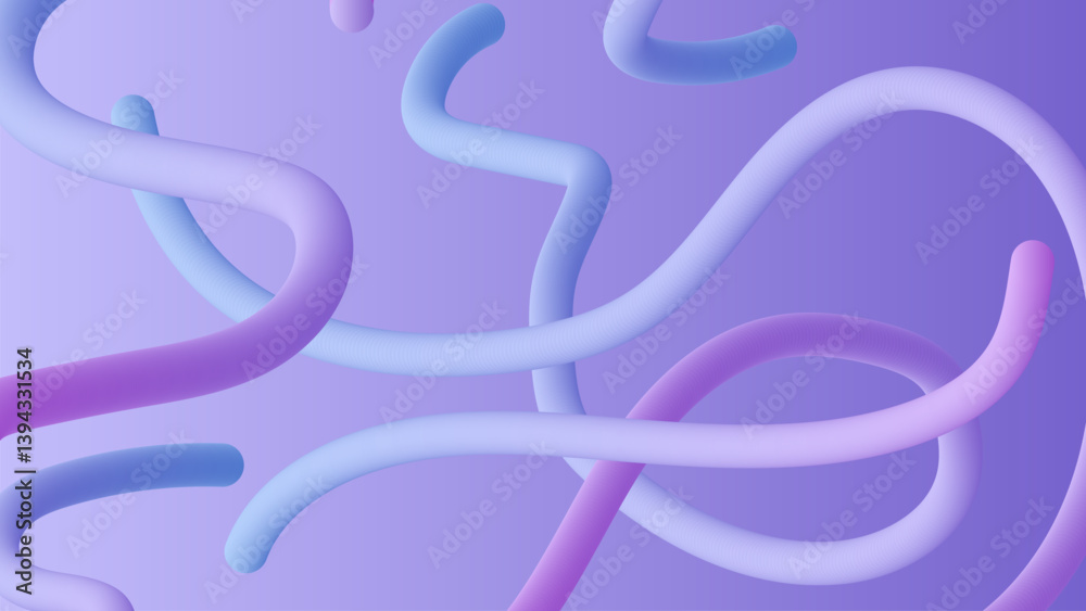 Poster abstract background with blue fluid and liquid shapes futuristic banner design in a modern style, cu