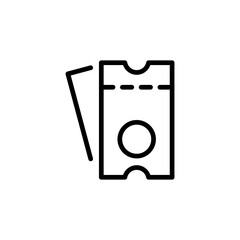 ticket icon with transparent background