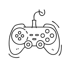 game controller icon, game controller vector illustration-simple illustration of game controller, perfect for game controller logos and icons