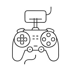 game controller icon, game controller vector illustration-simple illustration of game controller, perfect for game controller logos and icons