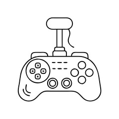 joystick icon, joystick vector illustration-simple illustration of joystick, perfect for joystick logos and icons