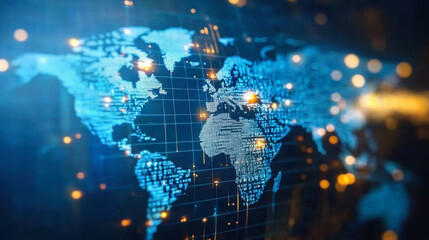 Obraz premium Navigating Investment Strategies in the Global Trade Landscape