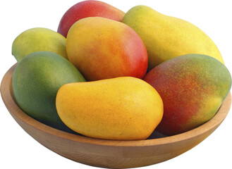 Ripe Mango On A Bowl