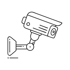 surveillance camera icon, surveillance camera vector illustration-simple illustration of surveillance camera, perfect for surveillance camera logos and icons