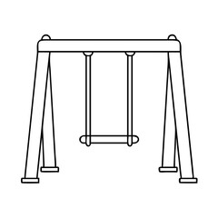 swing icon, swing vector illustration-simple illustration of swing, perfect for swing logos and icons