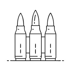 ammo icon icon, ammo icon vector illustration-simple illustration of ammo icon, perfect for ammo icon logos and icons